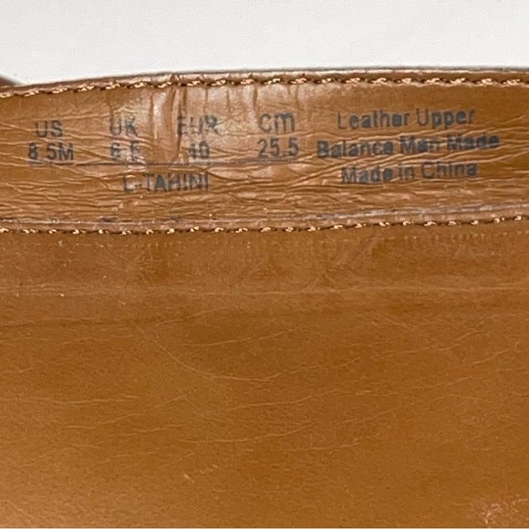 Franco Sarto Tahini Brown Leather Tall Zippered Boot with Button Detail Sz 8.5 - Picture 12 of 12